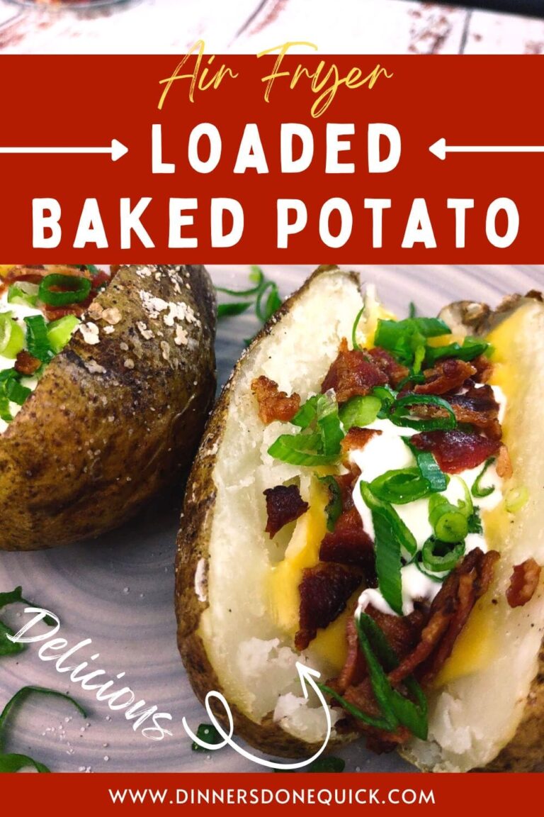 How to Cook a Baked Potato in the Air Fryer with Foil Dinners Done Quick