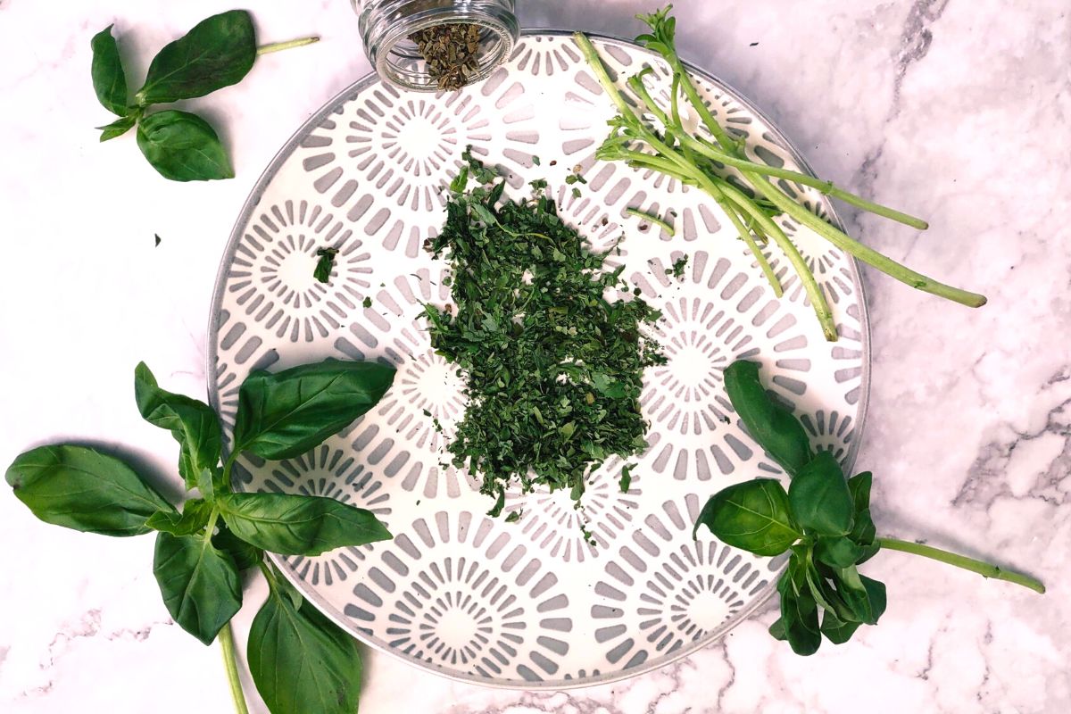 How to Dry Fresh Basil in the Air Fryer Quick Dehydration Dinners