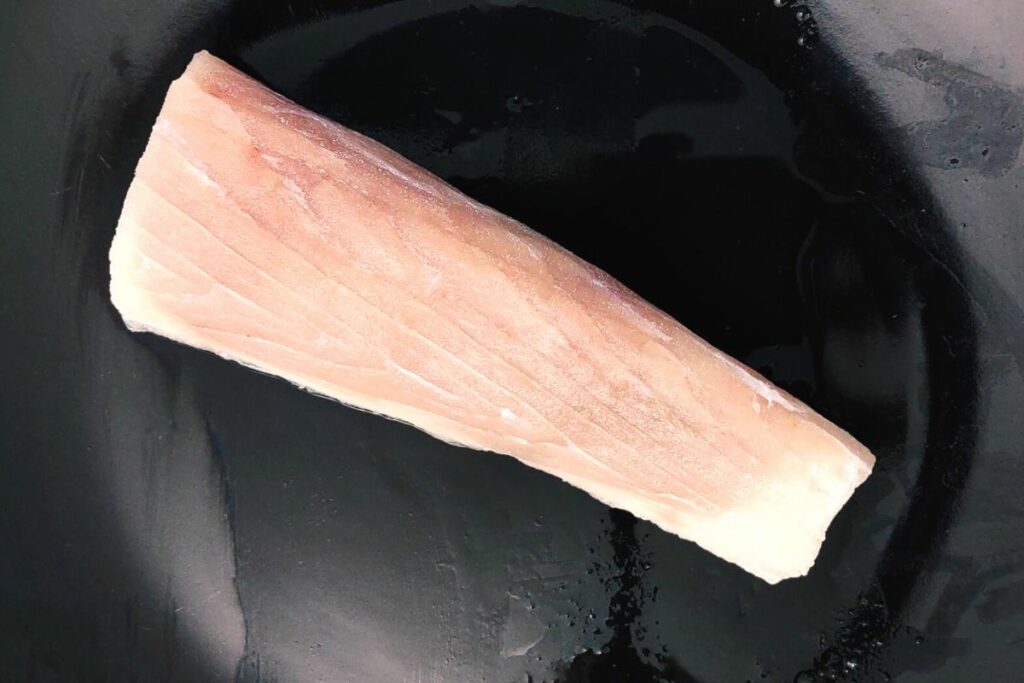 do not accidentally cook your fish while defrosting (fish turns white)