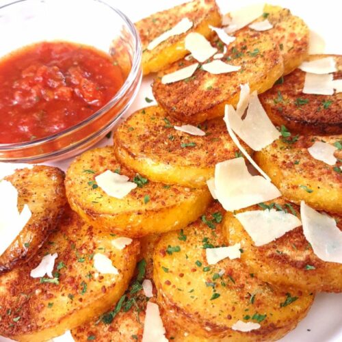 easy air fryer polenta cakes recipe dinners done quick