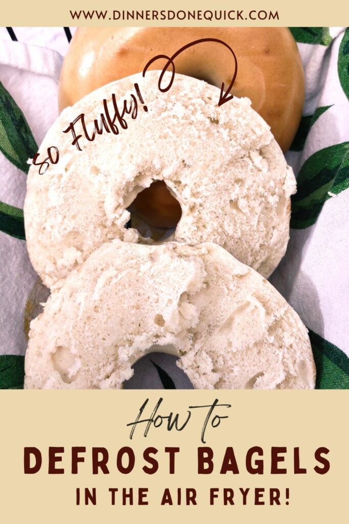 how to defrost a bagel in the air fryer dinners done quick pinterest