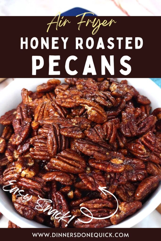how to make honey roasted pecans in the air fryer dinners done quick pinterest