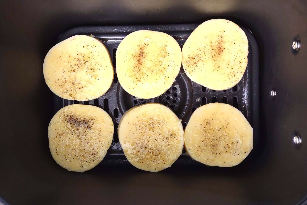 Easy Air Fryer Parmesan Polenta Cakes Dinners Done Quick