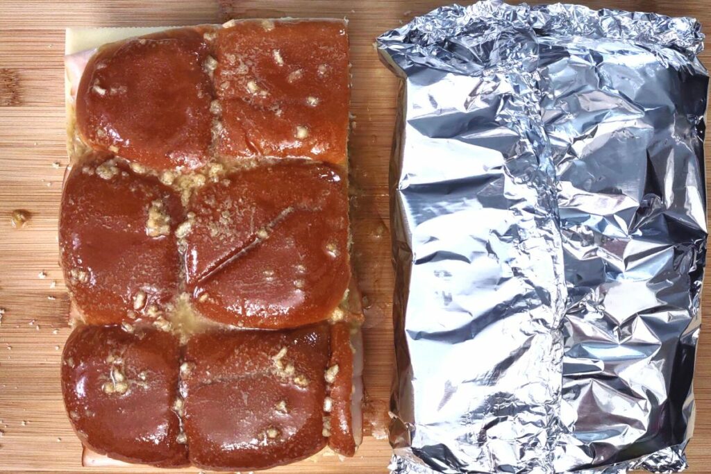wrap and secure the buns in aluminum foil