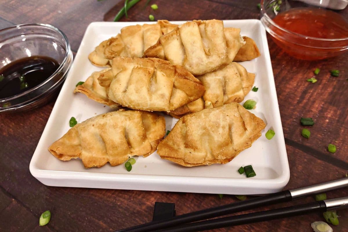 Frozen Crab Rangoon Air Fryer Easy Cooking Instructions Dinners Done