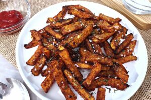 how to cook crispy butternut squash fries in the air fryer dinners done quick