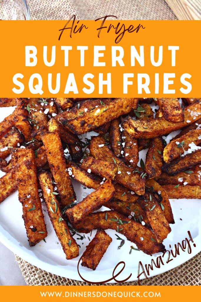 how to cook crispy butternut squash fries in the air fryer dinners done quick pinterest
