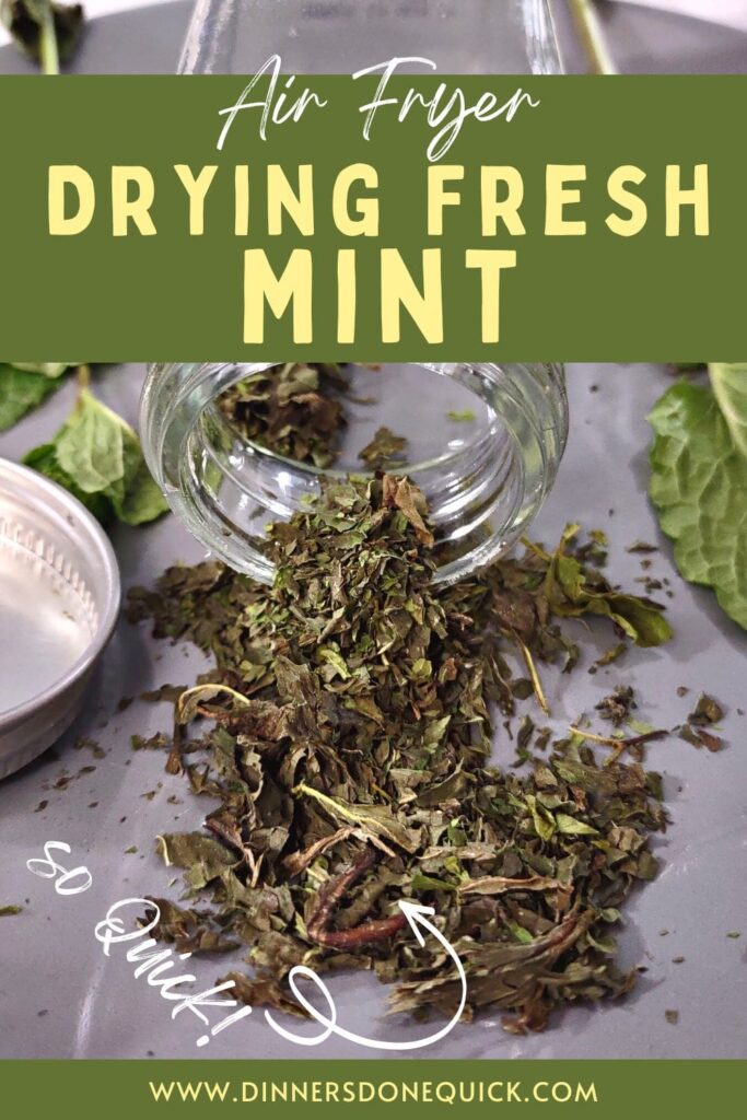 how to dry fresh mint in the air fryer dinners done quick pinterest