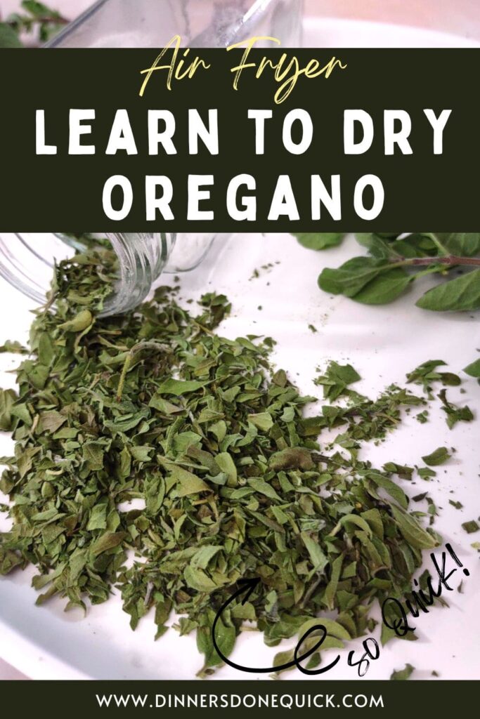 how to dry fresh oregano in the air fryer dinners done quick pinterest