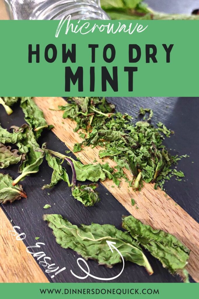 how to dry mint in the microwave dinners done quick pinterest