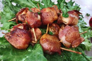 Easy Frozen Bacon Wrapped Scallops in the Air Fryer