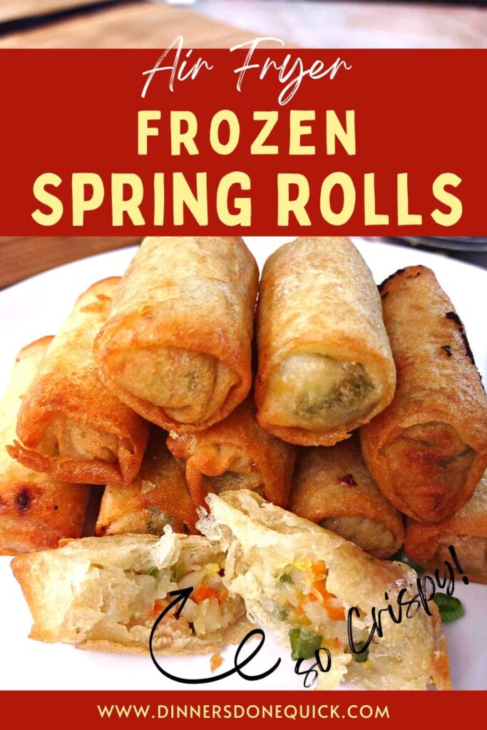 how to make frozen spring rolls in the air fryer dinners done quick pinterest