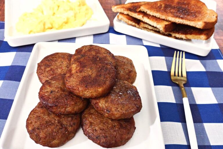 Easy Air Fryer Frozen Sausage Patties (Jimmy Dean) Dinners Done Quick