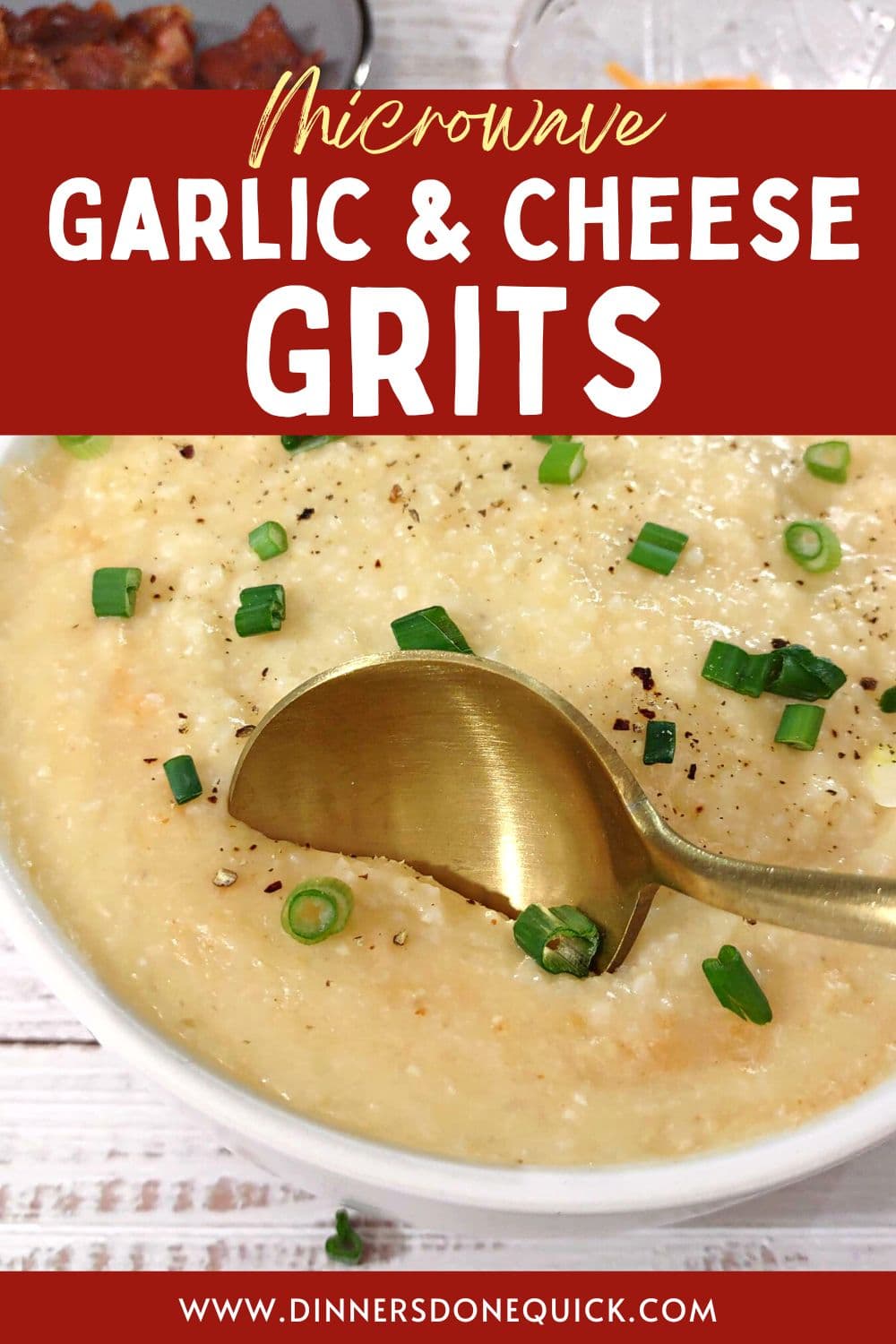 Creamy Microwave Grits with Garlic and Cheese Dinners Done Quick