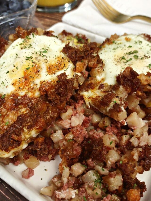 Air Fryer Canned Corned Beef Hash
