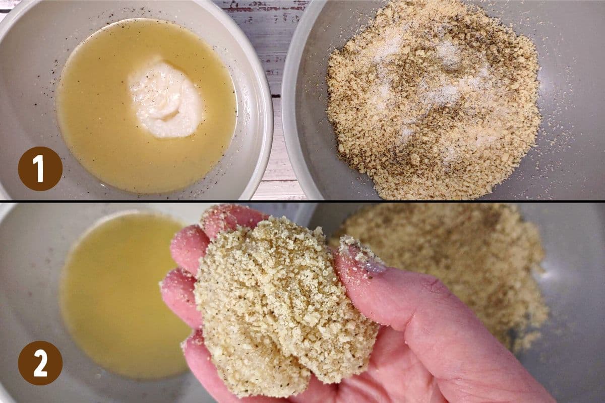 Easy Air Fryer Breaded Scallops with Parmesan and Panko Dinners Done