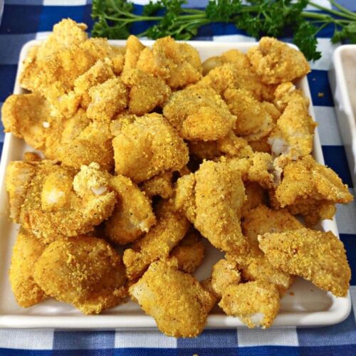 homemade crispy air fryer catfish nuggets dinners done quick
