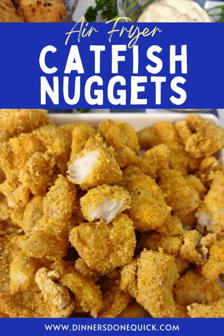 Easy Air Fryer Catfish Nuggets with Crispy Breading! Dinners Done Quick