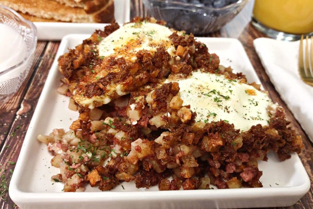 how to make canned corned beef hash in the air fryer dinners done quick