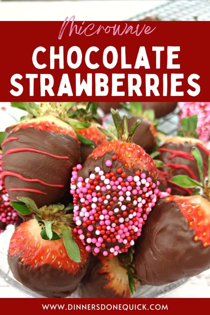how to make chocolate covered strawberries in the microwave dinners done quick pinterest