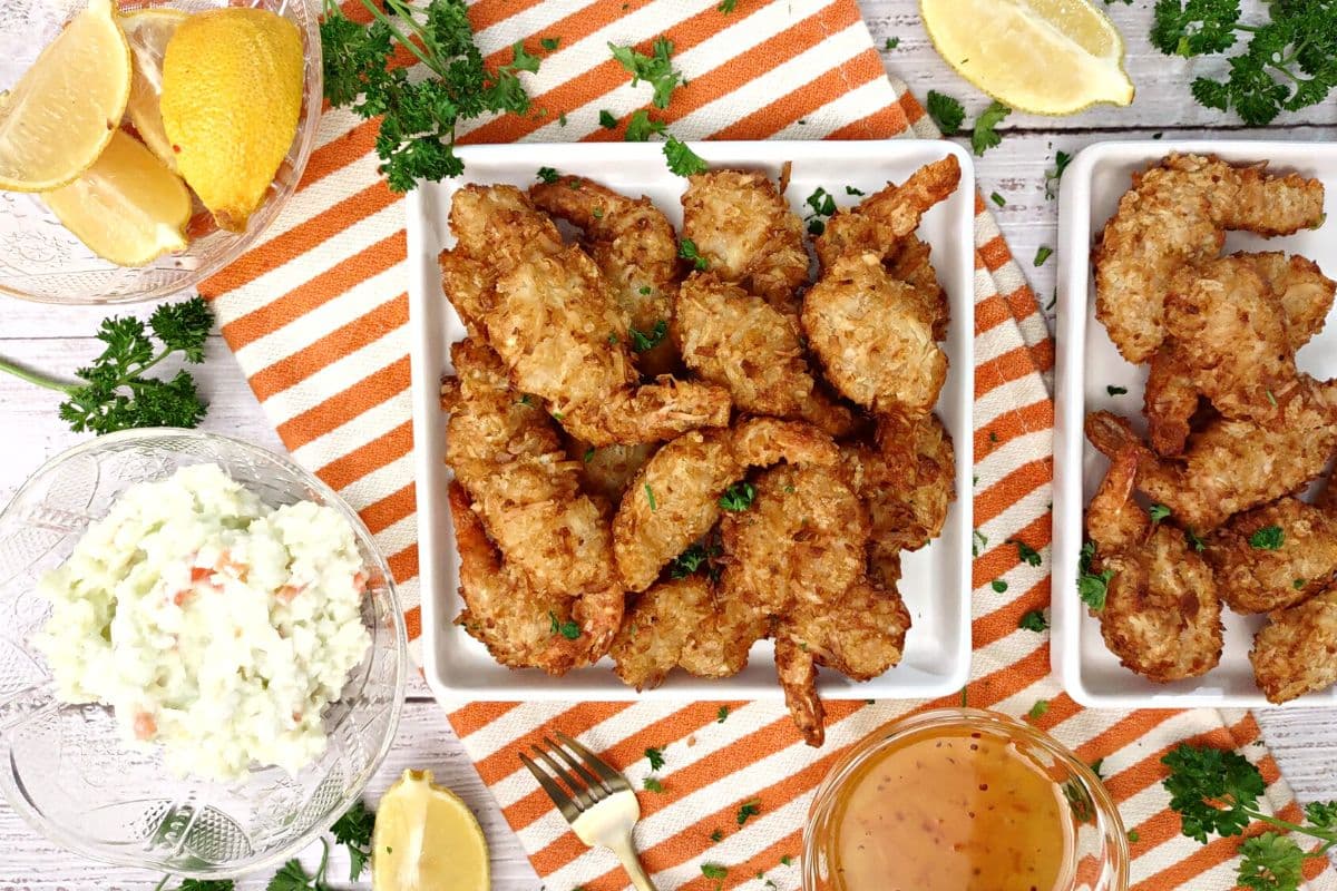 Easy Aldi Air Fryer Frozen Coconut Shrimp Recipe Dinners Done Quick