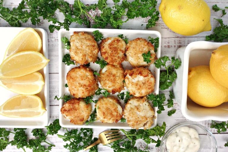 Easy Air Fryer Breaded Scallops with Parmesan and Panko Dinners Done