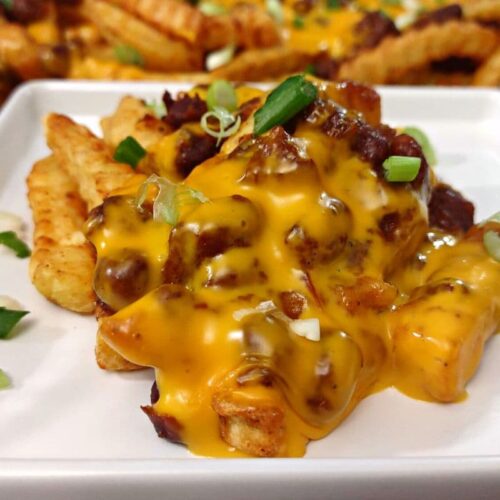 air fryer chili cheese fries recipe dinners done quick