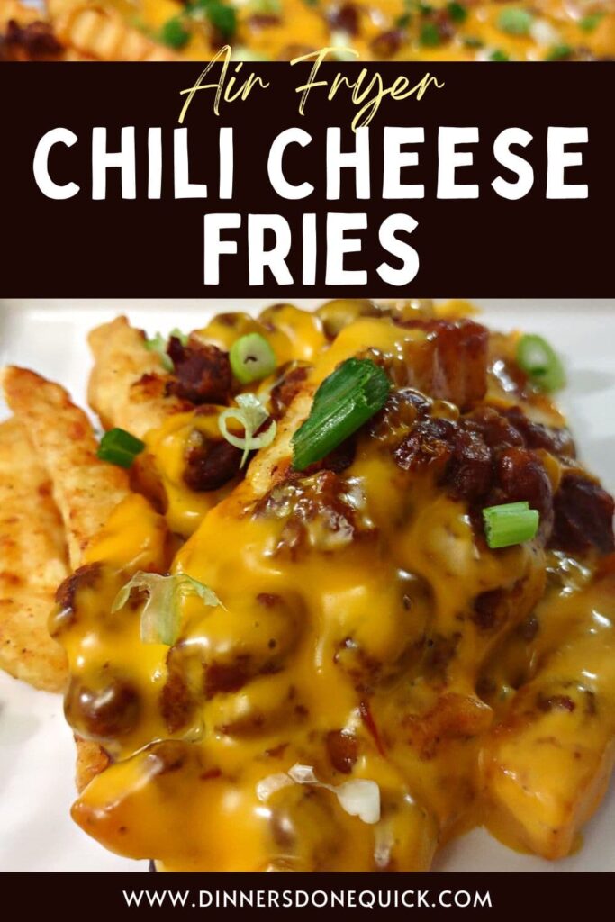 air fryer chili cheese fries recipe dinners done quick pinterest