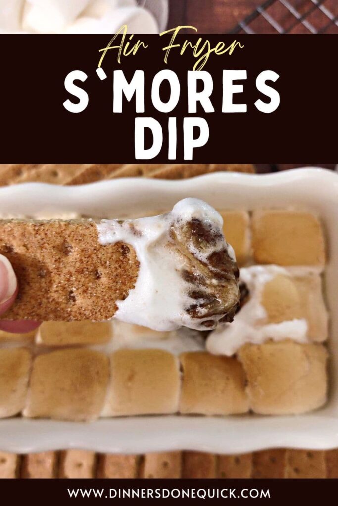 air fryer smores dip with cookie dough dinners done quick pinterest
