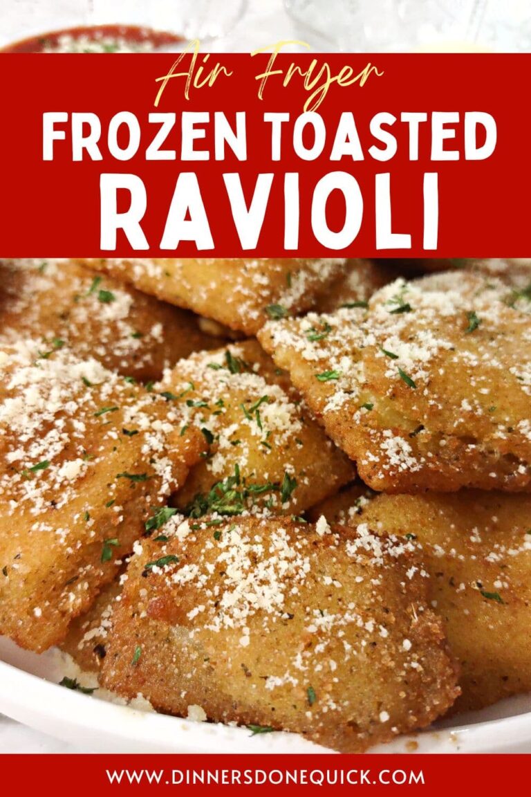 Frozen Toasted Ravioli Air Fryer Recipe (Celentano) Dinners Done Quick