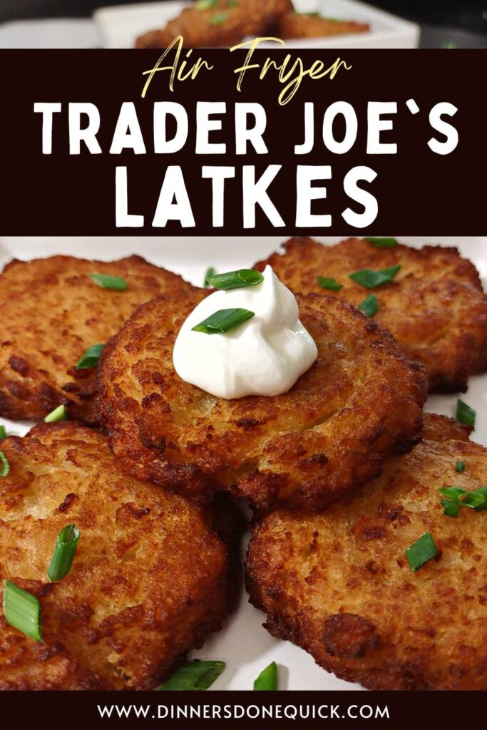 how to make trader joe's latkes in the air fryer dinners done quick pinterest