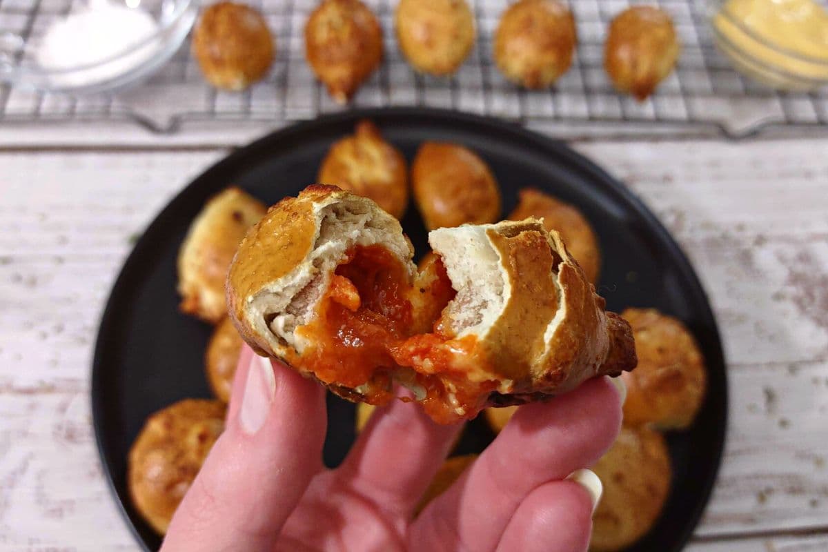 Frozen Pretzel Bites in the Air Fryer (SuperPretzel) Dinners Done Quick