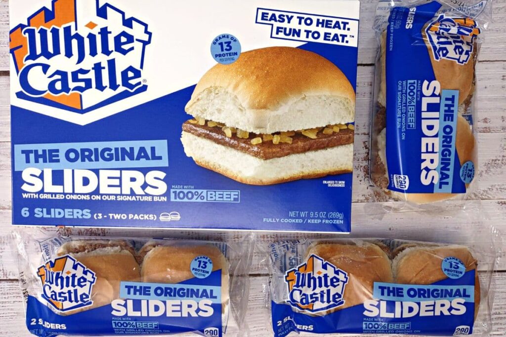 original white castle sliders out of box