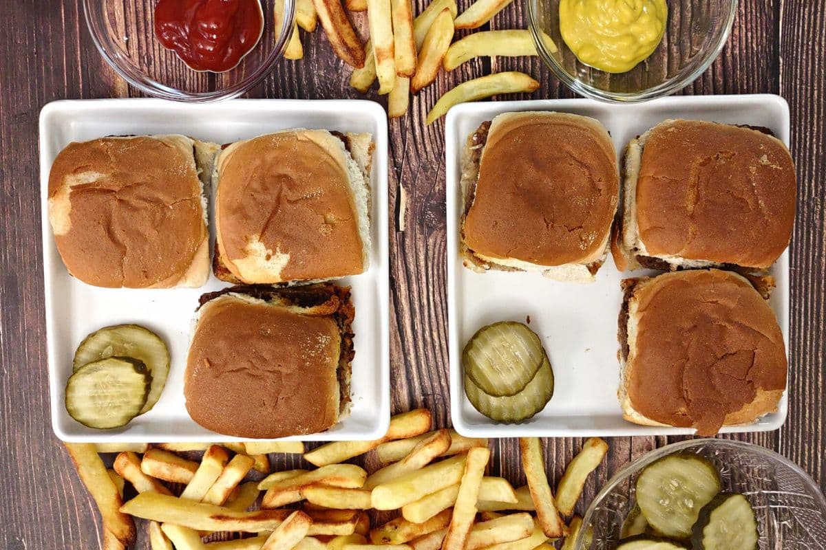 White Castle Sliders in the Air Fryer (From Frozen) Dinners Done Quick
