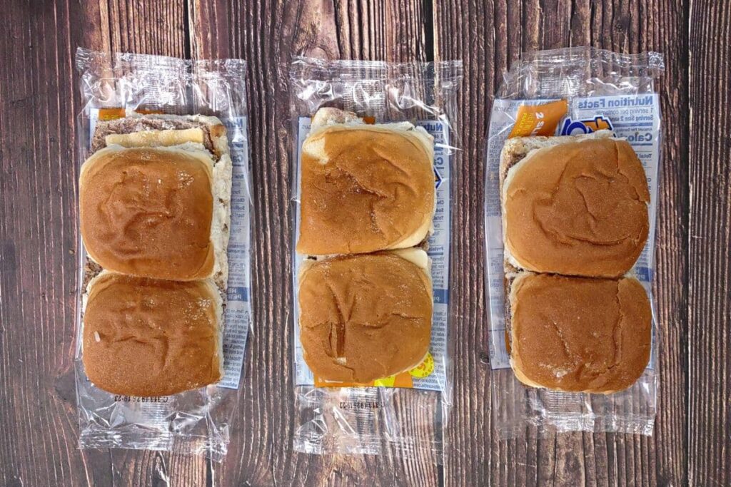 remove white castle sliders from freezer wrapping