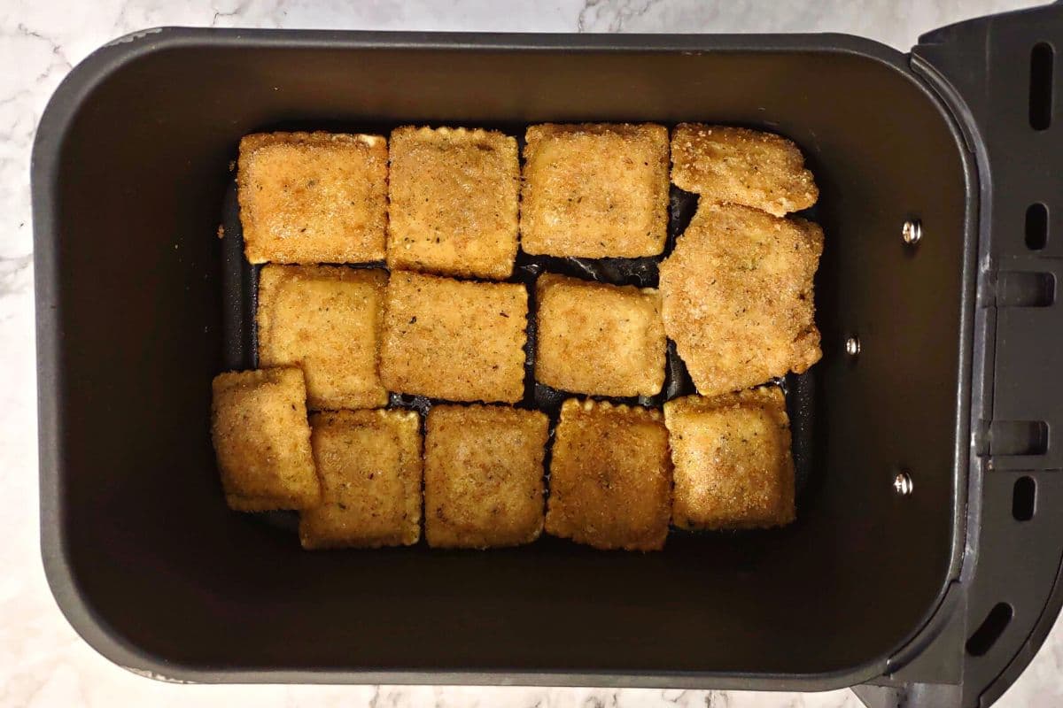 Frozen Toasted Ravioli Air Fryer Recipe (Celentano) Dinners Done Quick