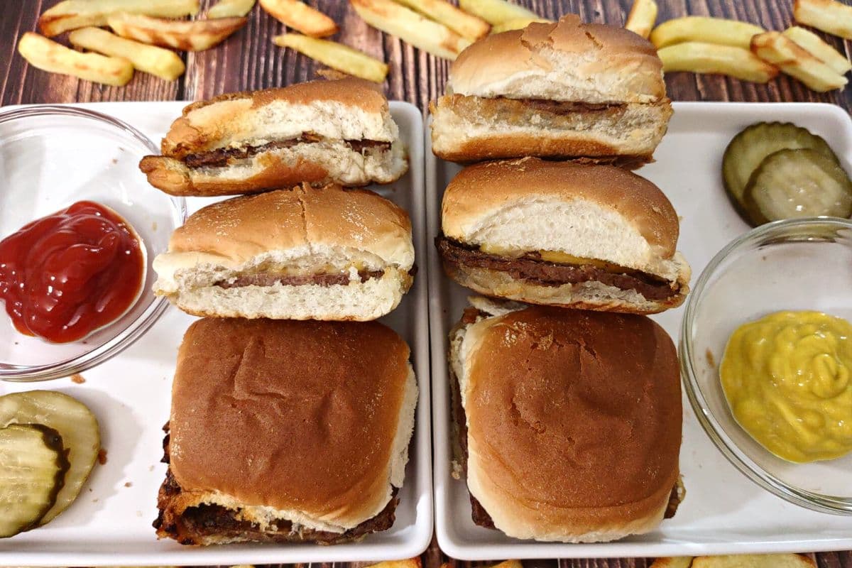 Air Fryer Turkey and Cheese Sliders on Hawaiian Rolls Dinners Done Quick