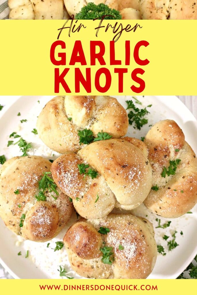 air fryer frozen garlic knots dinners done quick pinterest