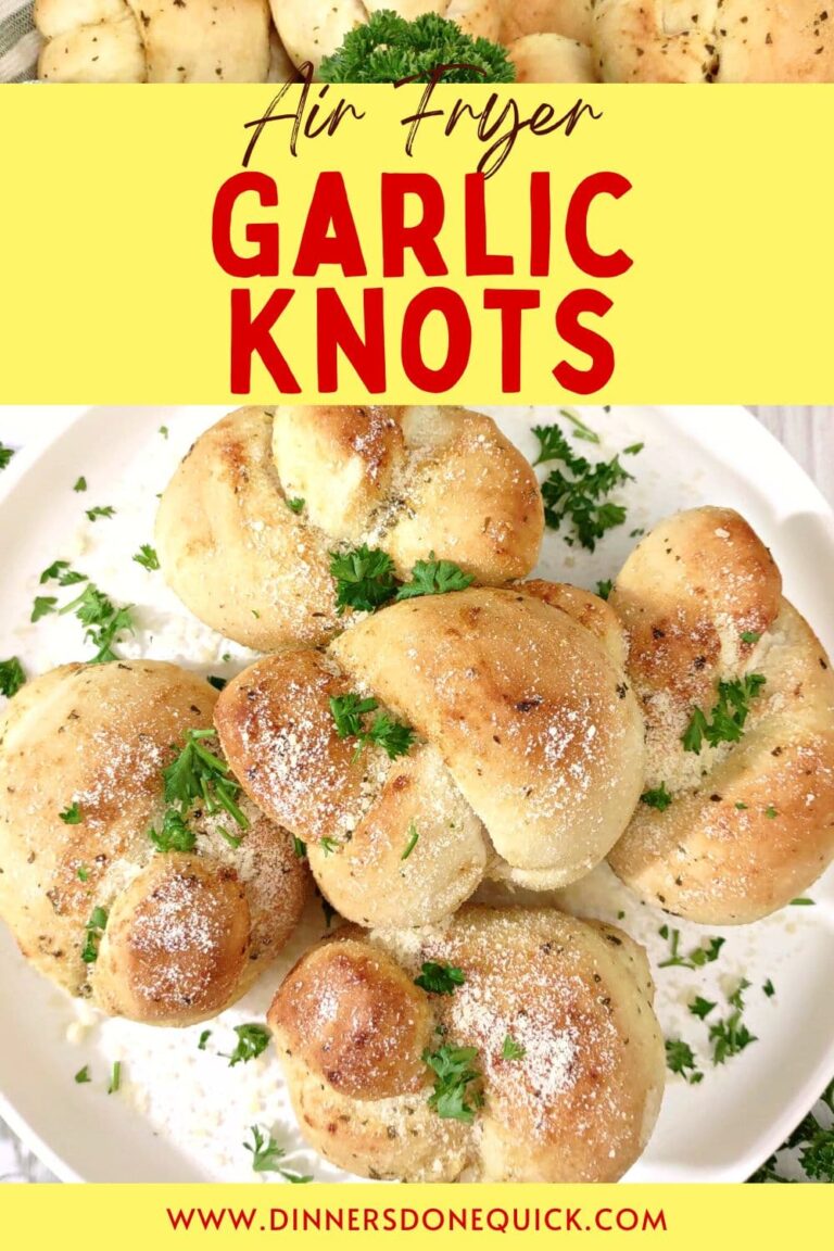 Frozen Garlic Knots in the Air Fryer in Under 10 Minutes! Dinners