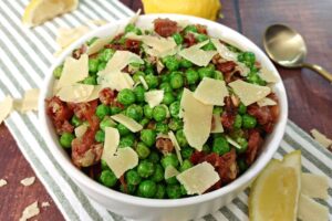 air fryer frozen peas and prosciutto recipe dinners done quick