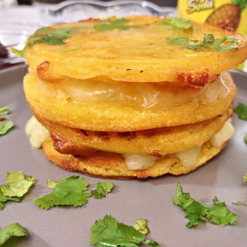 how to make trader joes corn and cheese arepas in the air fryer dinners done quick