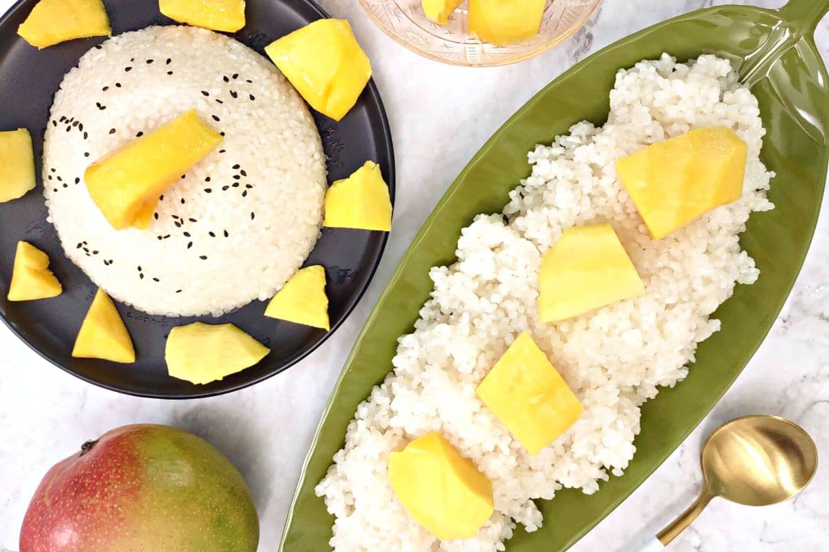 Microwave Sticky Rice (Coconut with Mango Recipe) Dinners Done Quick