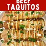 homemade beef taquitos in the air fryer recipe dinners done quick pinterest