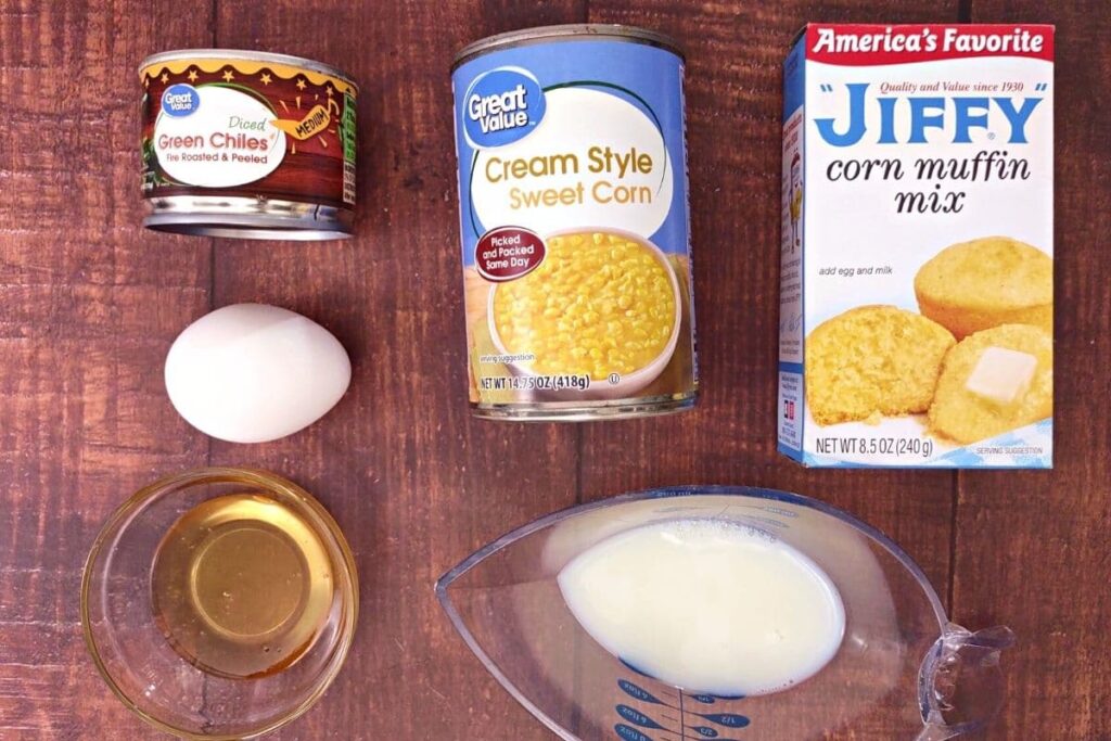 ingredients to make air fryer cornbread without a pan