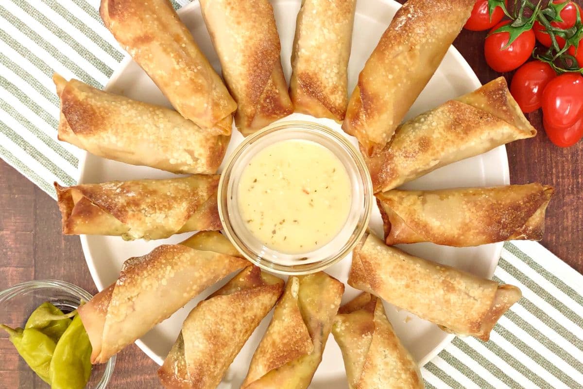 Air Fryer Antipasto Egg Rolls Italian Twist You Need! Dinners Done Quick