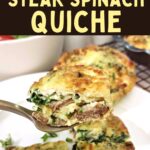 air fryer crustless steak and spinach mini quiche recipe dinners done quick pinterest