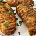 air fryer hasselback potatoes with cheese recipe dinners done quick