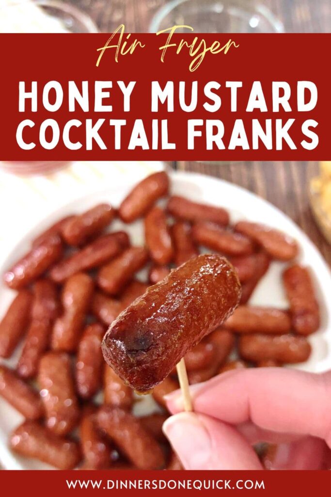 honey mustard air fryer cocktail franks recipe dinners done quick pinterest