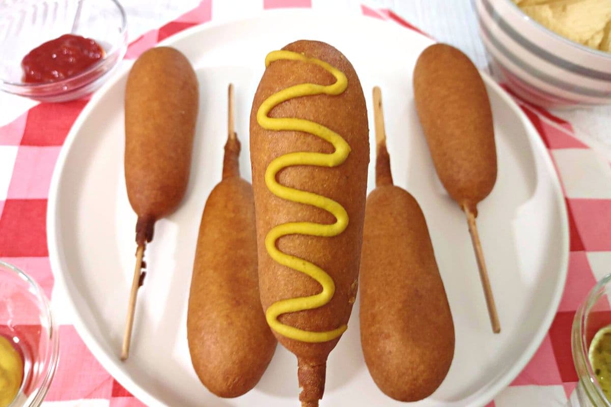 State Fair Corn Dogs in the Air Fryer Perfectly Delicious! Dinners