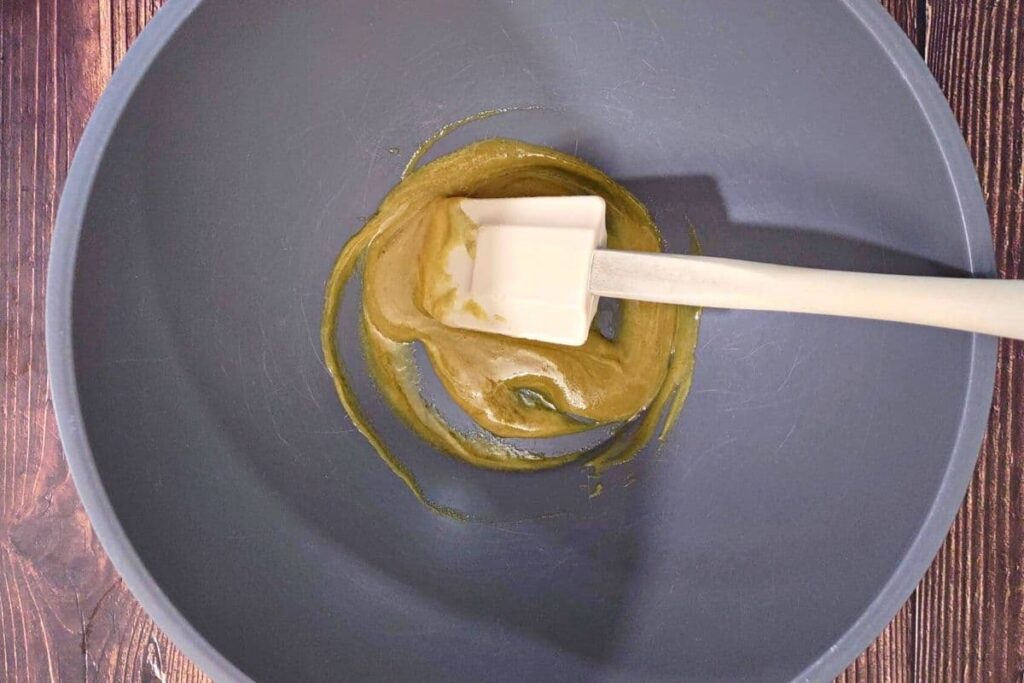 mix honey and mustard in bowl